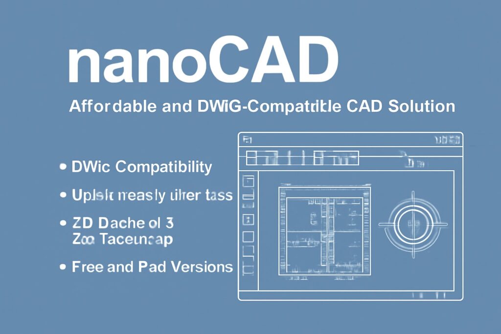 nanoCAD: Affordable and DWG-Compatible CAD Solution